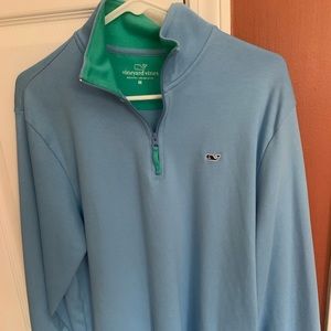 Vineyard vines 1/4 zip soft cotton men’s size medium